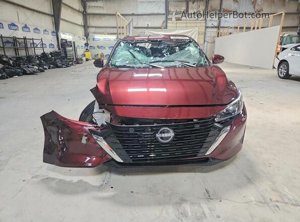3N1AB8CV6SY362043 2025 NISSAN SENTRA Burgundy Vista frontal