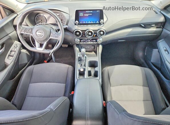 3N1AB8CV6SY365119 2025 NISSAN SENTRA Blue Widok deski rozdzielczej