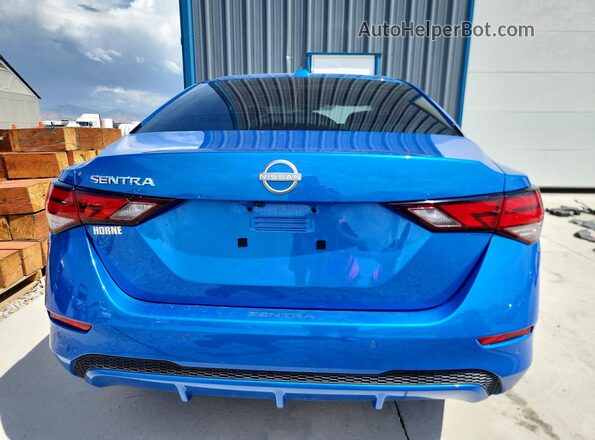 3N1AB8CV6SY365119 2025 NISSAN SENTRA Blue Widok z tyłu