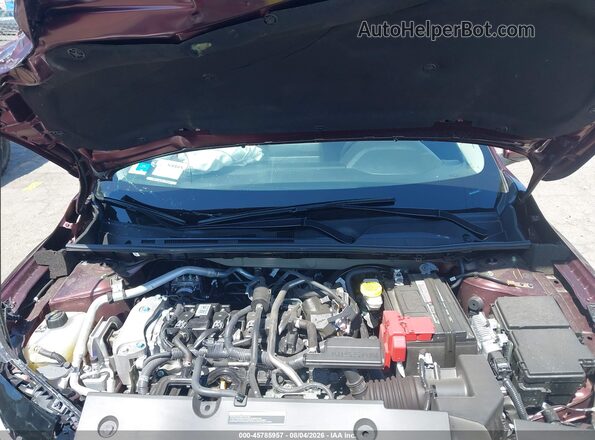 3N1AB8CV6SY411905 2025 NISSAN SENTRA Burgundy Vista trasera