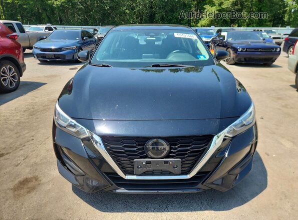 3N1AB8CV7LY223413 2020 NISSAN SENTRA Black Front view
