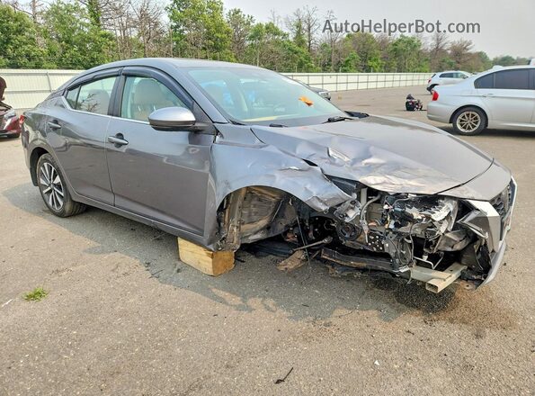 3N1AB8CV7LY288178 2020 NISSAN SENTRA Gray Delantero derecho