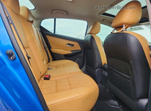 3N1AB8CV7MY226782 2021 NISSAN SENTRA Blue Vista de los asientos traseros