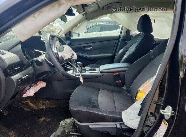 3N1AB8CV7MY271706 2021 NISSAN SENTRA Черный Вид салона спереди