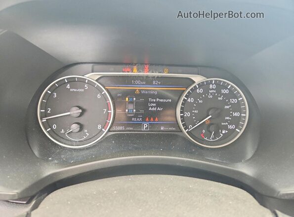 3N1AB8CV7MY271706 2021 NISSAN SENTRA Черный Вид щитка приборов
