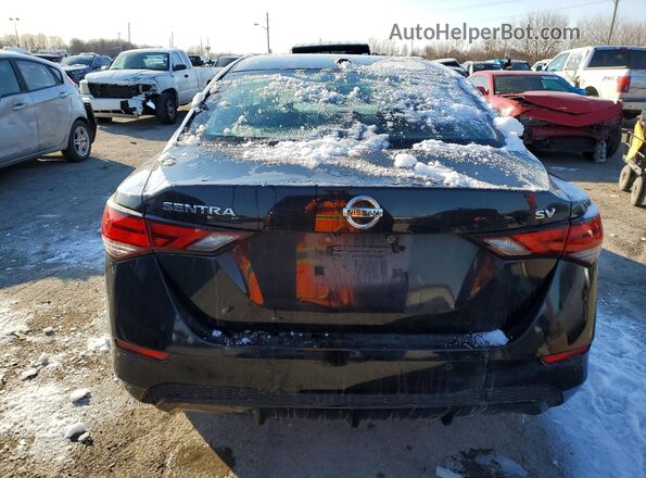 3N1AB8CV7MY280227 2021 NISSAN SENTRA Black Rear view