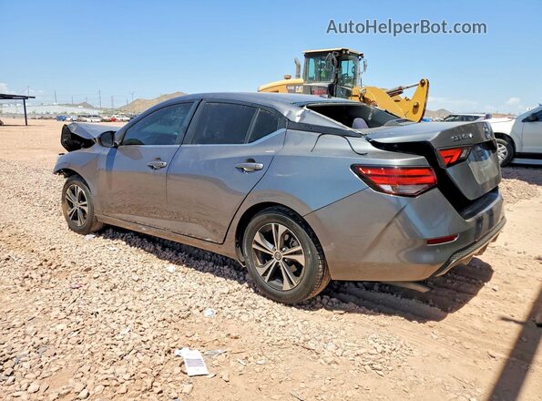 3N1AB8CV7MY285119 2021 NISSAN SENTRA Silver Trasero izquierdo