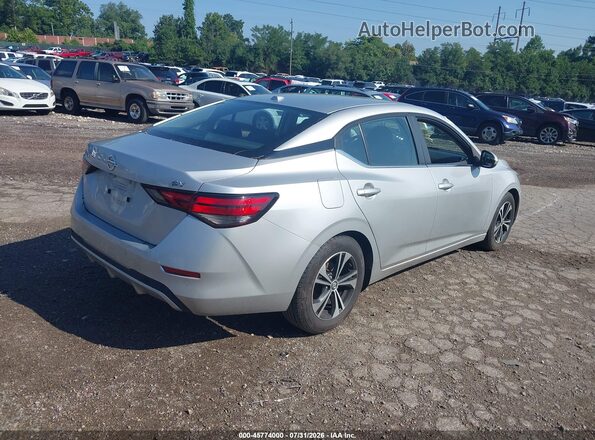 3N1AB8CV7MY294435 2021 NISSAN SENTRA Silver Rear right