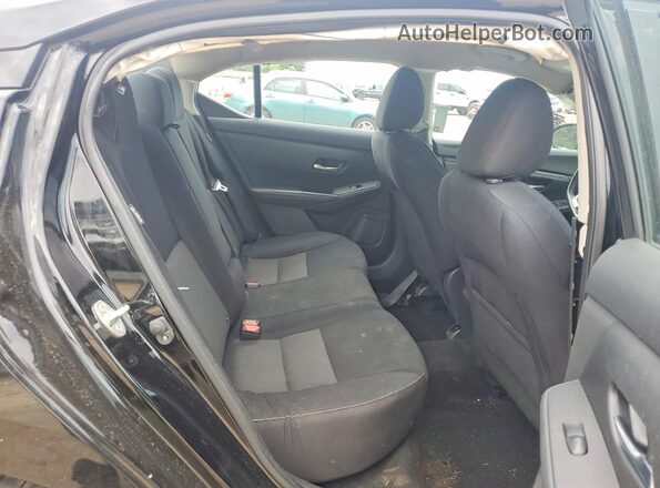 3N1AB8CV7MY299120 2021 NISSAN SENTRA Black უკანა სავარძლების ხედი