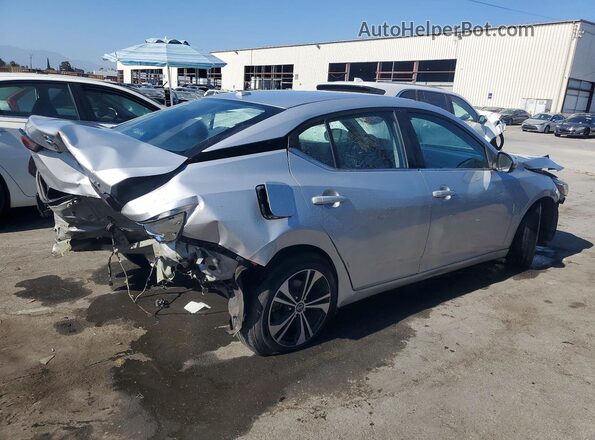 3N1AB8CV7MY304221 2021 NISSAN SENTRA Silver Tył prawy