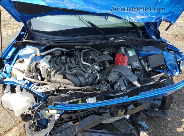 3N1AB8CV7MY308690 2021 NISSAN SENTRA Blue Rear interior view