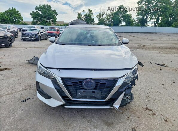 3N1AB8CV7MY315381 2021 NISSAN SENTRA Silver Vista frontal