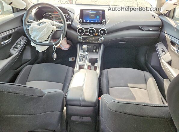 3N1AB8CV7PY225488 2023 NISSAN SENTRA Белый Вид панели приборов