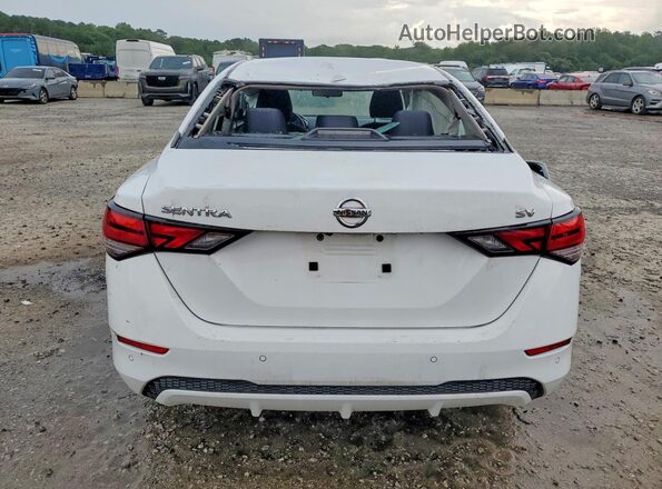 3N1AB8CV7PY287778 2023 NISSAN SENTRA White Вид ззаду