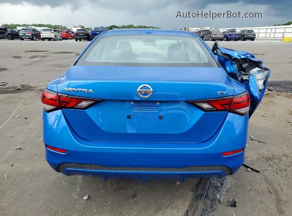3N1AB8CV7PY317801 2023 NISSAN SENTRA Blue Հետևի տեսք