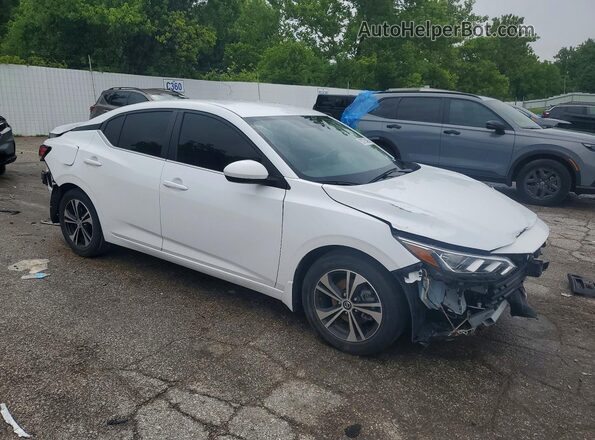 3N1AB8CV7PY324912 2023 NISSAN SENTRA Белый Передняя правая четверть