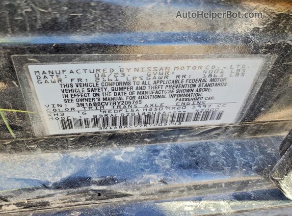 3N1AB8CV7RY205745 2024 NISSAN SENTRA Black Widok komory silnika