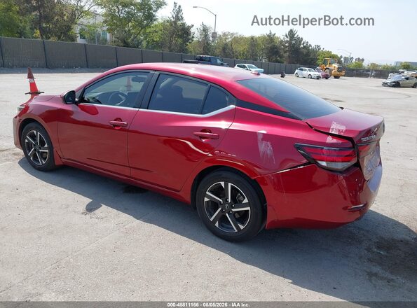 3N1AB8CV7RY243847 2024 NISSAN SENTRA Красный Задняя левая четверть