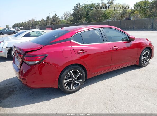 3N1AB8CV7RY243847 2024 NISSAN SENTRA Красный Задняя правая четверть