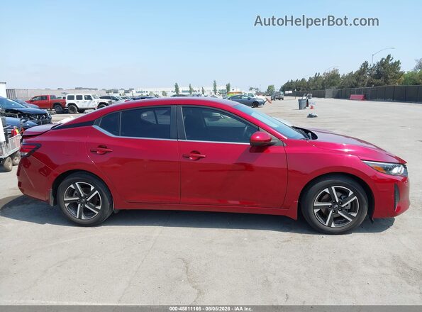 3N1AB8CV7RY243847 2024 NISSAN SENTRA Красный Вид задней части салона
