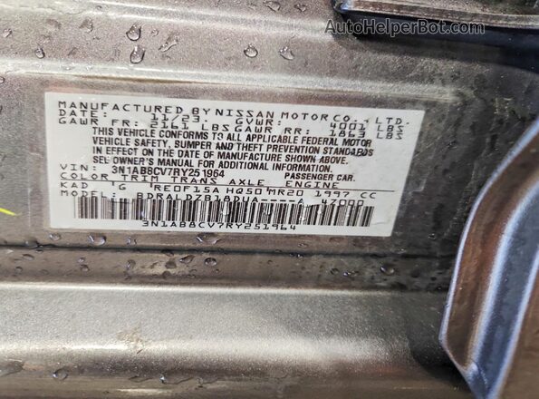 3N1AB8CV7RY251964 2024 NISSAN SENTRA Gray ძრავის განყოფილების ხედი