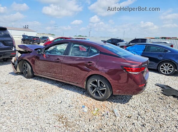 3N1AB8CV7RY344144 2024 NISSAN SENTRA Burgundy Tył lewy