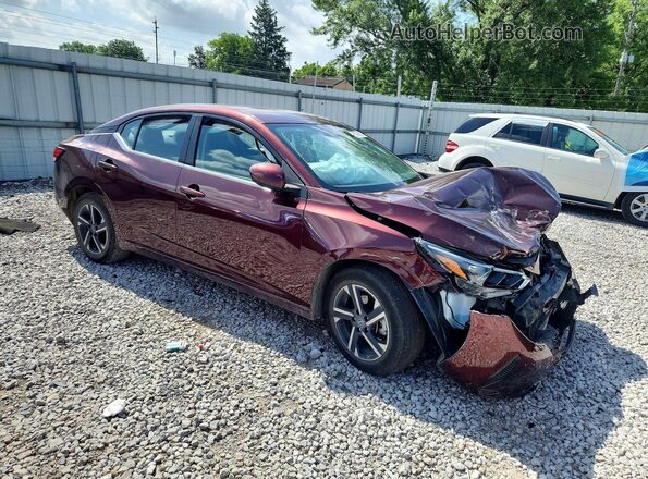 3N1AB8CV7RY344144 2024 NISSAN SENTRA Burgundy Przód prawy