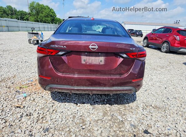 3N1AB8CV7RY344144 2024 NISSAN SENTRA Burgundy Widok z tyłu