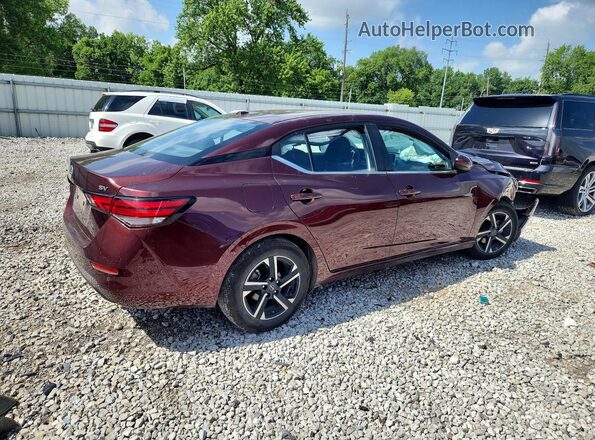 3N1AB8CV7RY344144 2024 NISSAN SENTRA Burgundy Tył prawy