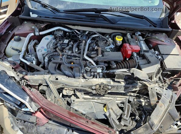 3N1AB8CV7RY344144 2024 NISSAN SENTRA Burgundy Widok wnętrza z tyłu