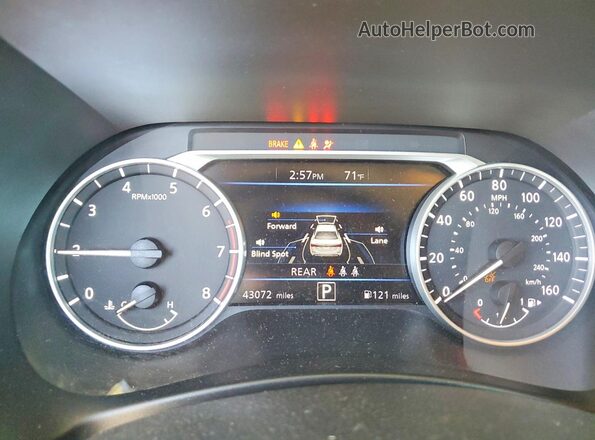 3N1AB8CV7RY371926 2024 NISSAN SENTRA Белый Вид щитка приборов