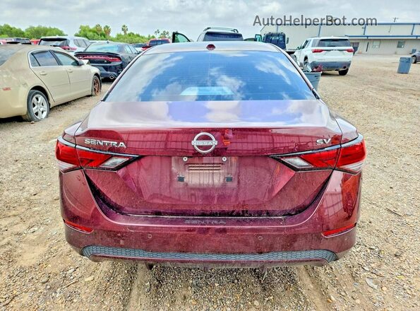 3N1AB8CV7RY376317 2024 NISSAN SENTRA Maroon Vista trasera
