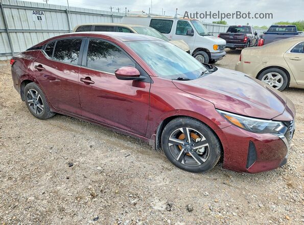 3N1AB8CV7RY376317 2024 NISSAN SENTRA Maroon Delantero derecho