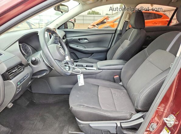 3N1AB8CV7RY376317 2024 NISSAN SENTRA Maroon Vista interior delantera