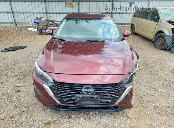 3N1AB8CV7RY376317 2024 NISSAN SENTRA Maroon Vista frontal