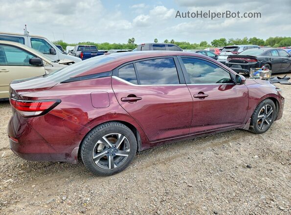 3N1AB8CV7RY376317 2024 NISSAN SENTRA Maroon Trasero derecho
