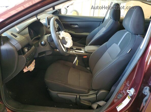 3N1AB8CV7SY320593 2025 NISSAN SENTRA Burgundy წინა სალონის ხედი