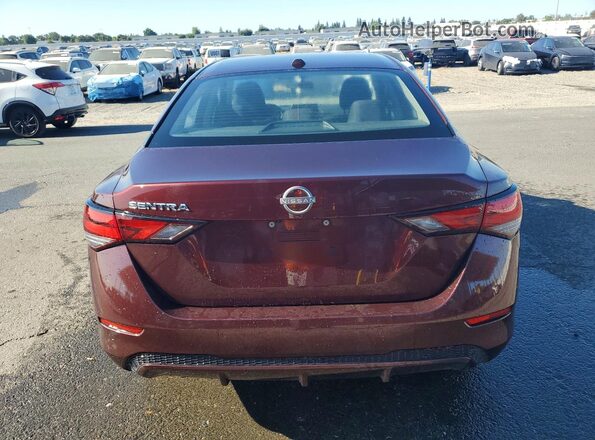 3N1AB8CV7SY320870 2025 NISSAN SENTRA Burgundy Vista trasera