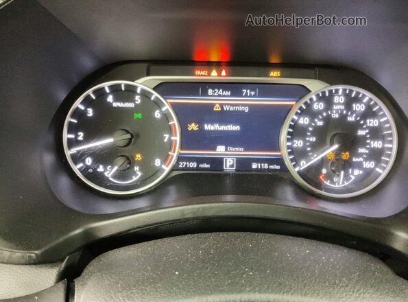 3N1AB8CV7SY324482 2025 NISSAN SENTRA Серый Вид щитка приборов