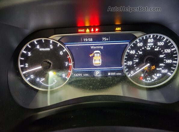 3N1AB8CV7SY394371 2025 NISSAN SENTRA Blue Вид щитка приладів