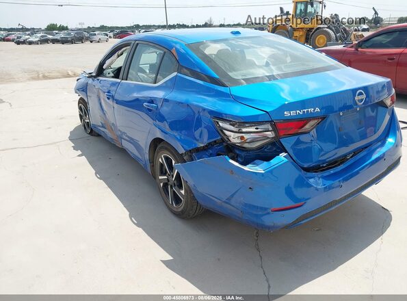 3N1AB8CV7SY400850 2025 NISSAN SENTRA Blue უკანა მარცხენა