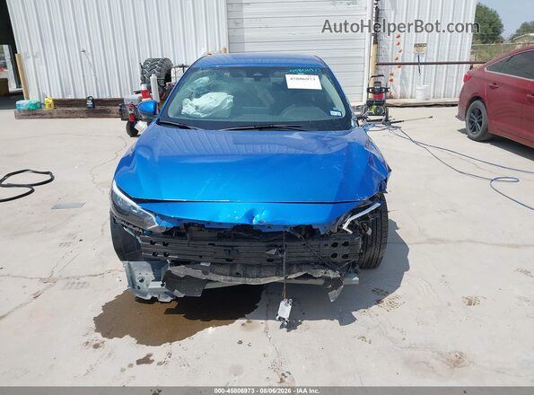 3N1AB8CV7SY400850 2025 NISSAN SENTRA Blue უკანა სალონის ხედი