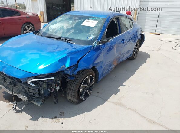 3N1AB8CV7SY400850 2025 NISSAN SENTRA Blue წინა ხედი