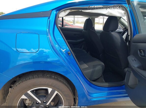 3N1AB8CV7SY400850 2025 NISSAN SENTRA Blue VIN კოდის სტიკერის ხედი