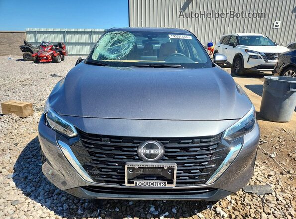 3N1AB8CV7SY411301 2025 NISSAN SENTRA Gray Դիմացի տեսք
