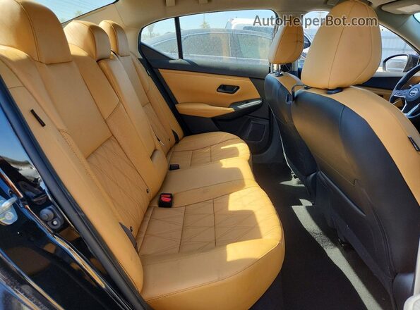 3N1AB8CV7SY413663 2025 NISSAN SENTRA Black Rear seats view