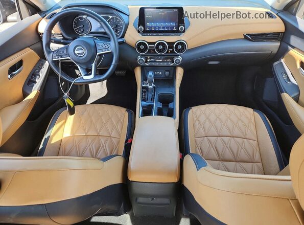 3N1AB8CV7SY413663 2025 NISSAN SENTRA Black Dashboard view