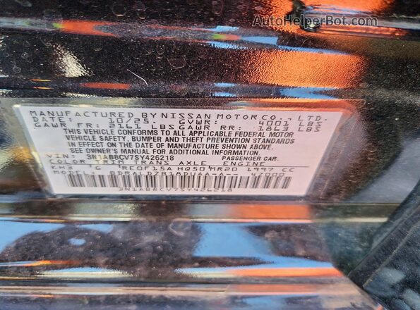 3N1AB8CV7SY426218 2025 NISSAN SENTRA Black Vista del compartimento del motor