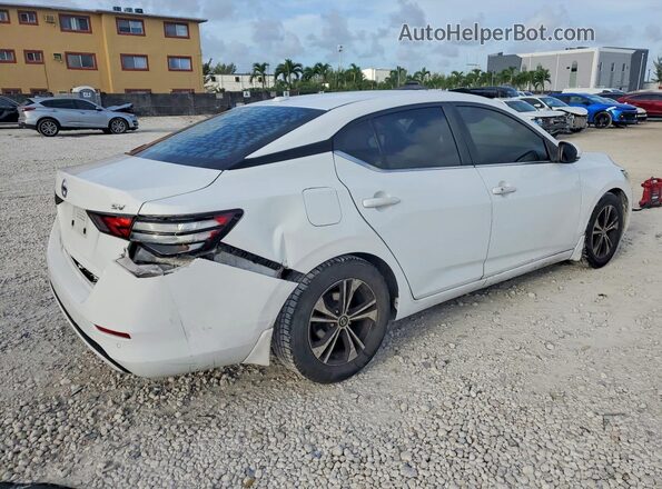 3N1AB8CV8LY221475 2020 NISSAN SENTRA White Trasero derecho