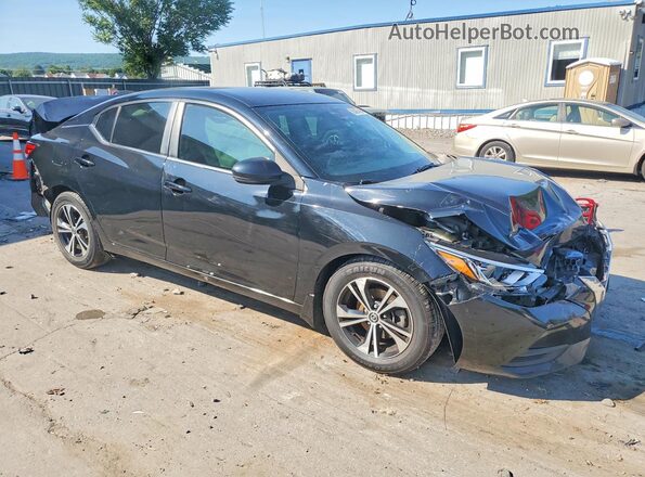 3N1AB8CV8LY227521 2020 NISSAN SENTRA Black Delantero derecho